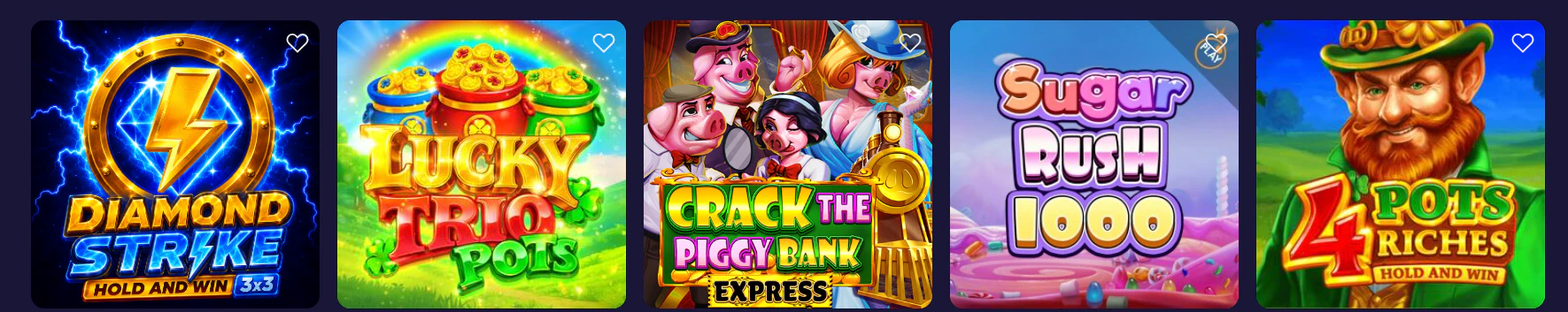 Selección de tragamonedas online y juegos de slots en Lazybar Casino